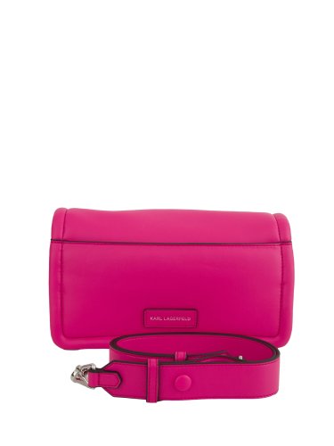 Жіноча кросбоді K.LAGERFELD k/autograph soft sm shb FUXIA