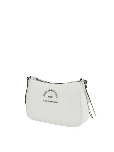 Женская кроссбоди K.LAGERFELD rsg metal sm zip cb BIANCO