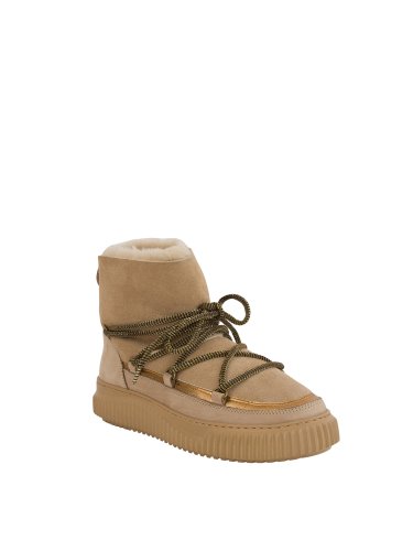 Жіночі чоботи VOILE BLANCHE  CITY SNEAKERS BEIGE