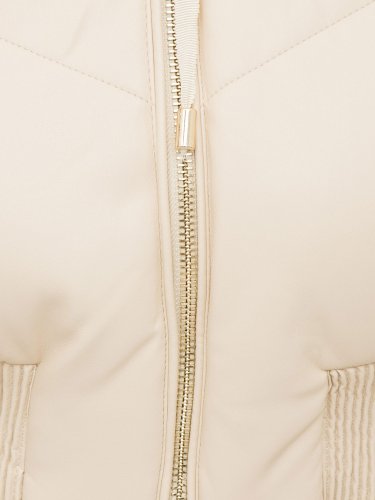 Женская куртка LIU JO IMBOTTITO WINTER COATED CORTO AVORIO