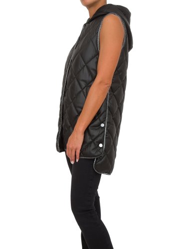 Жіночий жилет LIU JO GILET IMBOTT. OVATT CORTO NERO