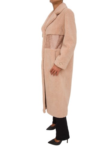 Жіноче пальто LIU JO GIACCONE SINTETICO REVERSIBILE ROSA