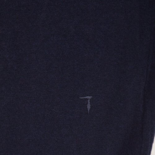 Мужской кардиган TRUSSARDI CARDIGAN FULL ZIP BLU