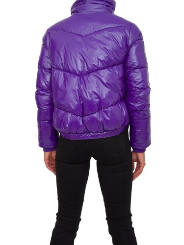 Женская куртка LIU JO IMBOTTITO SHINY JACKET CORTO VIOLA