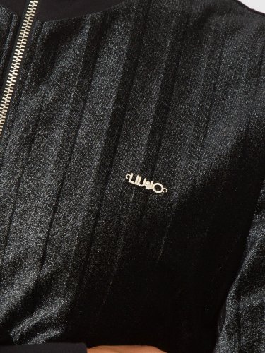 Женская толстовка LIU JO FELPA APERTA NERO