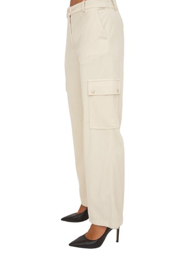 Женские повседневные брюки LIU JO PANT. VELLUTO A COSTE PANNA