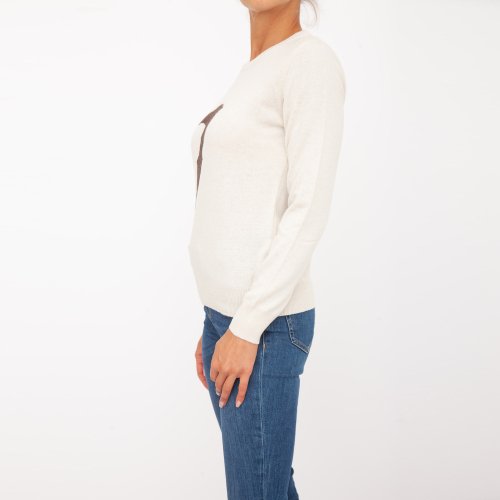 Женский свитер TRUSSARDI SWEATER AVORIO