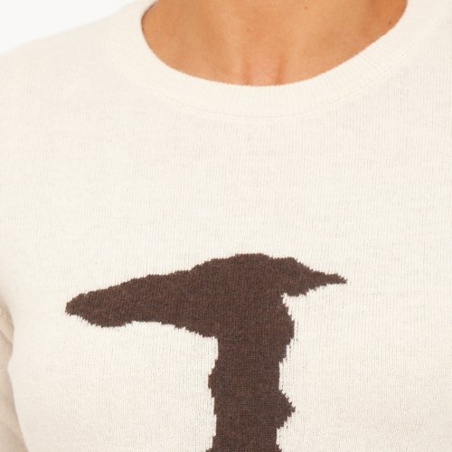 Женский свитер TRUSSARDI SWEATER AVORIO