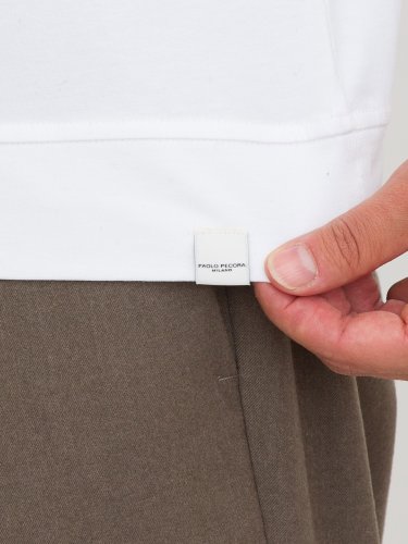 Чоловіча футболка PAOLO PECORA T-Shirt Jersey BIANCO