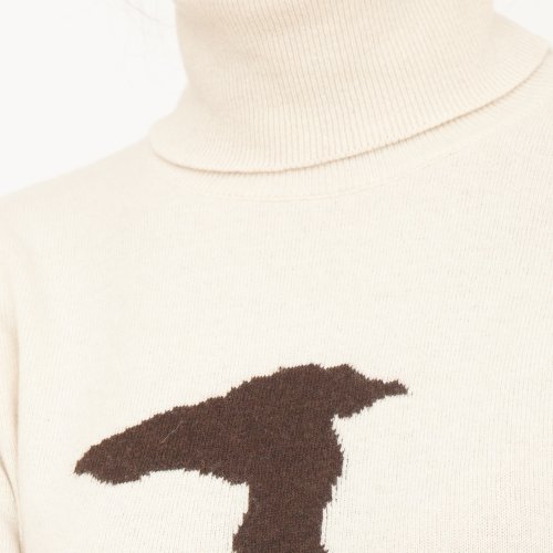 Жіноче плаття TRUSSARDI DRESS WITH LOGO AVORIO