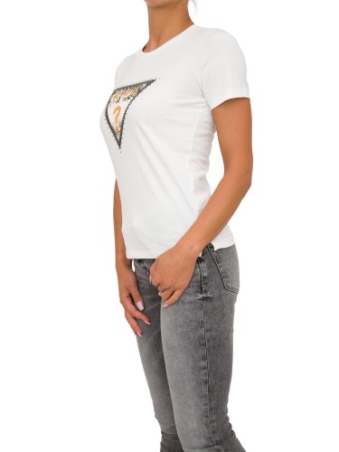 Женская футболка  GUESS JEANS T-SHIRT BIANCO