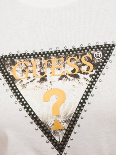 Женская футболка  GUESS JEANS T-SHIRT BIANCO