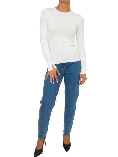 Жіночий светр GUESS JEANS  MAGLIA BIANCO