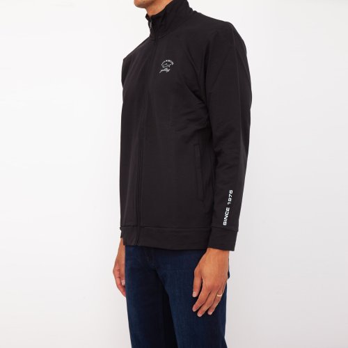 Мужская толстовка PAUL&SHARK FELPA CON ZIP IN COTONE NERO