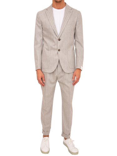 Чоловічий класичний костюм ELEVENTY SINGLE BREASTED SUIT PENCES PANTS GRIGIO