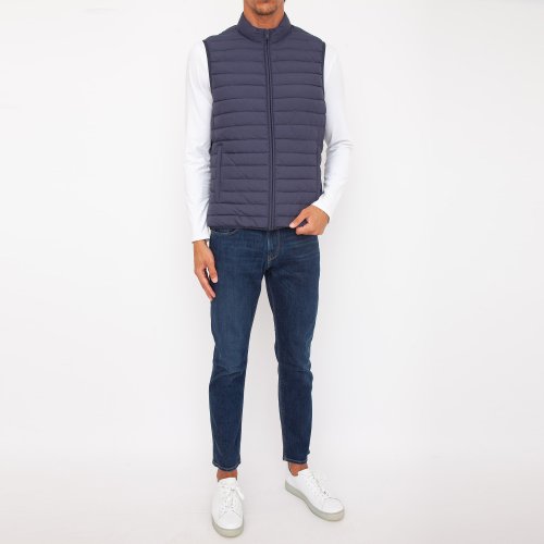 Чоловічий жилет TRUSSARDI VEST CRINKLE BLU