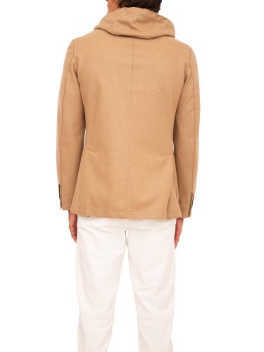 Мужской пиджак ELEVENTY SINGLE-BREASTED JACKET WITH BIB CAMMELLO