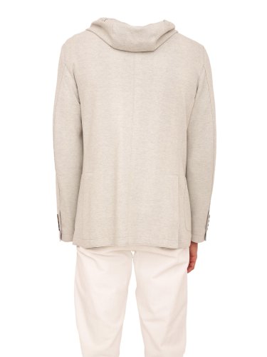 Мужской пиджак ELEVENTY SINGLE-BREASTED JACKET WITH BIB GRIGIO