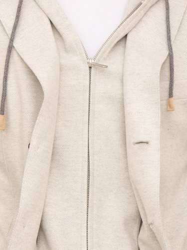 Мужской пиджак ELEVENTY SINGLE-BREASTED JACKET WITH BIB GRIGIO