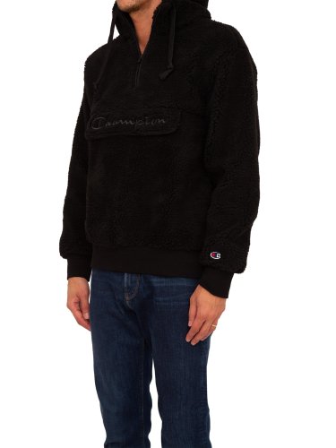 Чоловіча толстовка CHAMPION Hooded Half Zip Top NERO
