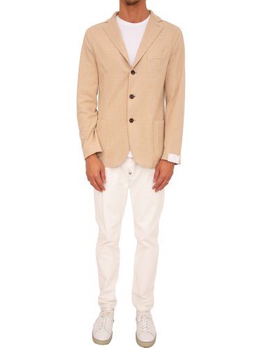 Мужской пиджак ELEVENTY SINGLE BREASTED JACKET CAMMELLO