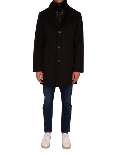 Мужское пальто GUESS JEANS CAPPOTTO NERO