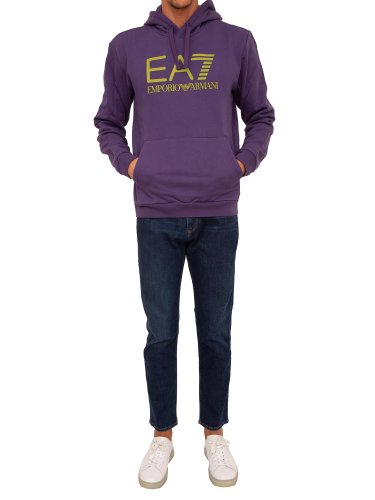 Чоловіча толстовка  EA7 EMPORIO ARMANI FELPA VIOLA