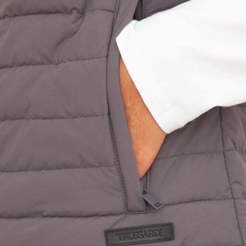 Чоловічий жилет TRUSSARDI VEST CRINKLE GRIGIO