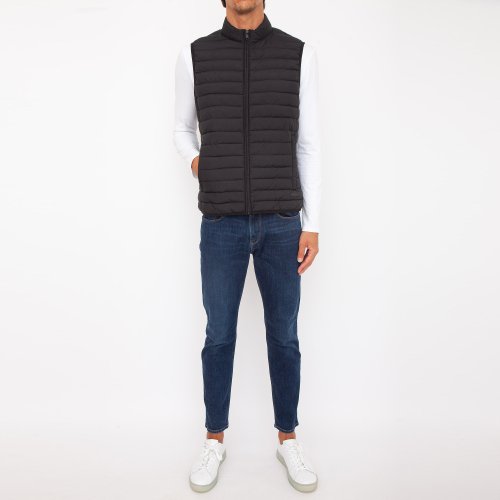 Мужской жилет TRUSSARDI VEST CRINKLE NERO