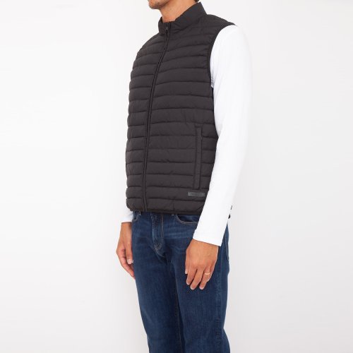Мужской жилет TRUSSARDI VEST CRINKLE NERO