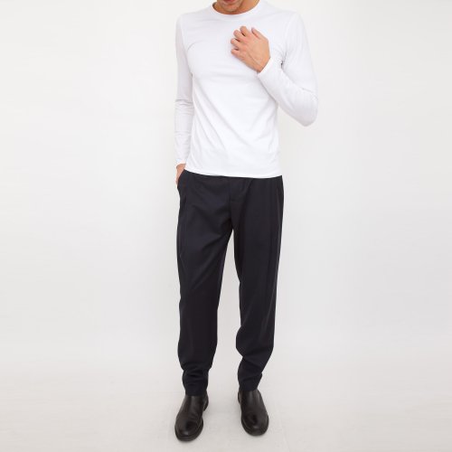 Мужские повседневные брюки EMPORIO ARMANI TROUSER BLU