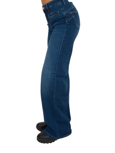 Женские джинсы LIU JO  ECS B.UP PARFAIT FLARE H.W. BLU DENIM