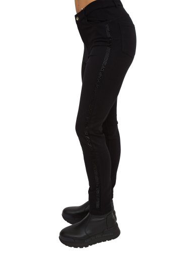 Женские повседневные брюки LIU JO ECS PANT.JERSEY NERO