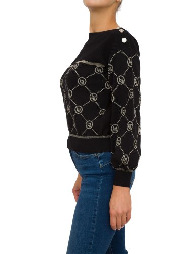 Женский свитер LIU JO MAGLIA CHIUSA M/L NERO