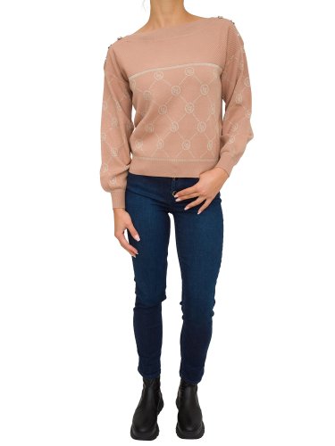 Женский свитер LIU JO MAGLIA CHIUSA M/L ROSA