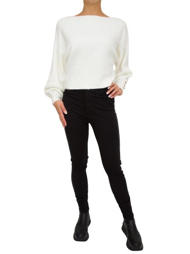 Женский свитер GUESS JEANS  MAGLIA BIANCO
