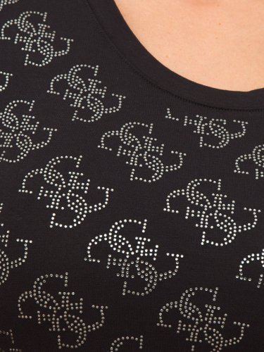 Жіноча футболка GUESS JEANS  T-SHIRT NERO