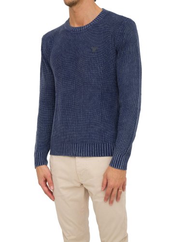 Мужской свитер  GUESS JEANS MAGLIA BLU