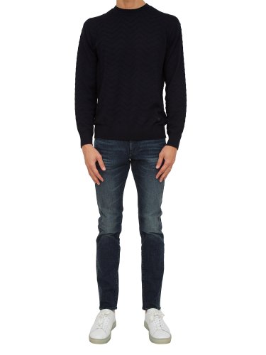 Мужские джинсы ARMANI EXCHANGE 5 TASCHE BLU DENIM