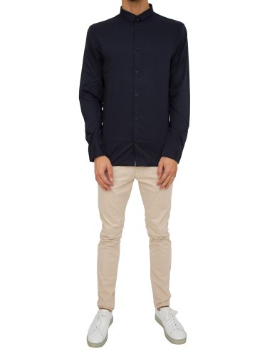 Мужская рубашка с длинным рукавом ARMANI EXCHANGE SHIRT BLU