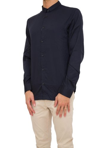 Мужская рубашка с длинным рукавом ARMANI EXCHANGE SHIRT BLU