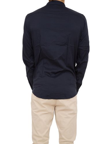Мужская рубашка с длинным рукавом ARMANI EXCHANGE SHIRT BLU