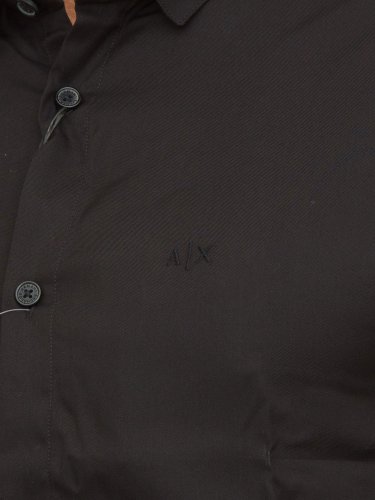 Мужская рубашка с длинным рукавом ARMANI EXCHANGE CAMICIA NERO