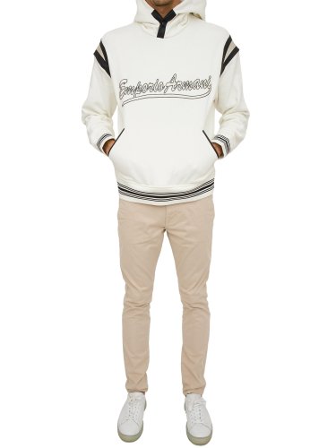 Чоловіча толстовка EMPORIO ARMANI SB - JERSEYWEAR BIANCO