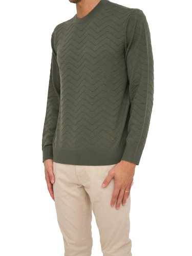 Чоловічий светр EMPORIO ARMANI 05 - KNITWEAR VERDE