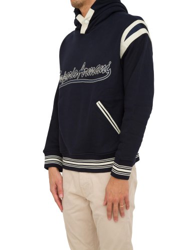 Мужская толстовка EMPORIO ARMANI SB - JERSEYWEAR BLU