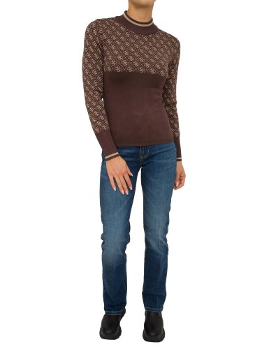 Женский свитер GUESS JEANS MAGLIA MARRONE