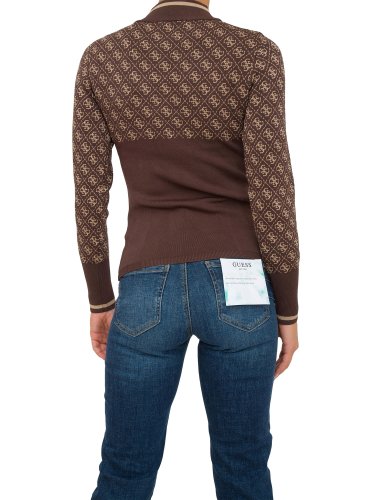 Женский свитер GUESS JEANS MAGLIA MARRONE