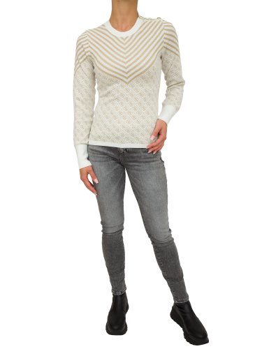 Жіночий светр GUESS JEANS MAGLIA BIANCO