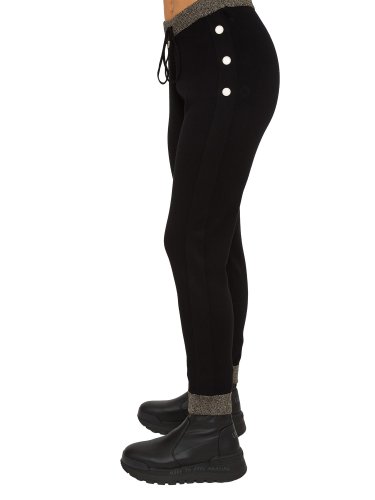 Женские повседневные брюки LIU JO PANTALONE MAGLIA NERO